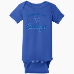 Wyoming Cowboys Cowboys <span class="pdp-name-mascot">Wyoming Cowboys</span> Rabbit Skins Infant Short Sleeve Baby Rib Onesie Front Thumbnail