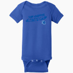 SAN GABRIEL HIGH SCHOOL MATADORS <span class="pdp-name-mascot">SAN GABRIEL MATADORS</span> Rabbit Skins Infant Short Sleeve Baby Rib Onesie Front Thumbnail