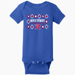 REVERE MINUTEMEN ONLINE STORE Rabbit Skins Infant Short Sleeve Baby Rib Onesie Front Thumbnail