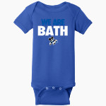 BATH HIGH SCHOOL FIGHTING BEES <span class="pdp-name-mascot">BATH FIGHTING BEES</span> Rabbit Skins Infant Short Sleeve Baby Rib Onesie Front Thumbnail