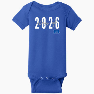 Rabbit Skins Infant Short Sleeve Baby Rib Onesie