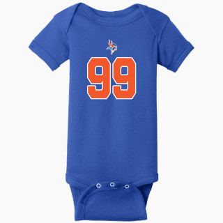 Rabbit Skins Infant Short Sleeve Baby Rib Onesie