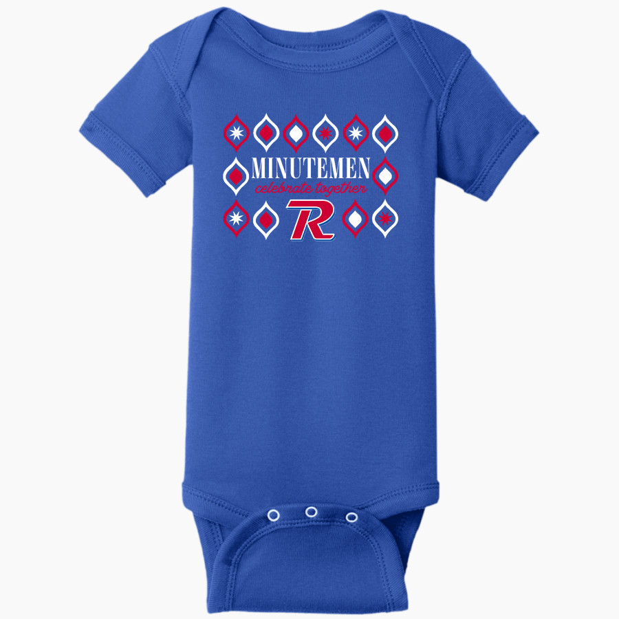 REVERE MINUTEMEN ONLINE STORE Rabbit Skins Infant Short Sleeve Baby Rib Onesie
