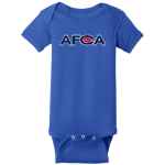 AFCA <span class="pdp-name-mascot">Afca Texas</span> Rabbit Skins Infant Short Sleeve Baby Rib Onesie Front Thumbnail