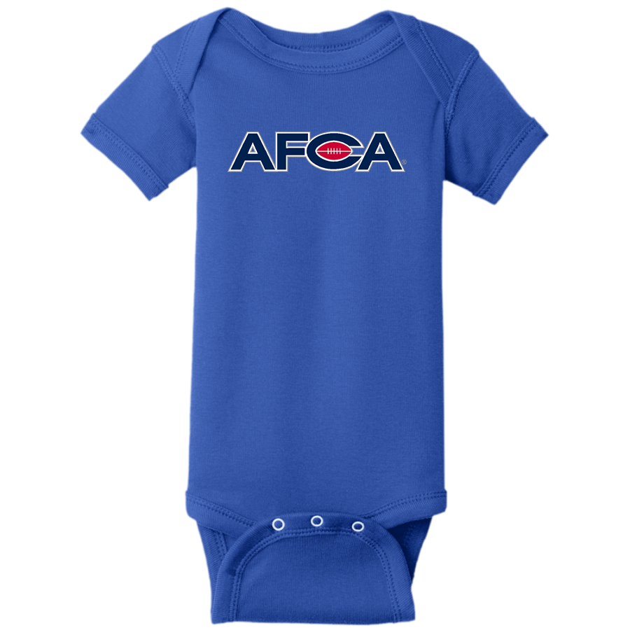 AFCA <span class="pdp-name-mascot">Afca Texas</span> Rabbit Skins Infant Short Sleeve Baby Rib Onesie