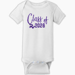 RIDGEVIEW HIGH SCHOOL RAVENS <span class="pdp-name-mascot">RIDGEVIEW RAVENS</span> Rabbit Skins Infant Short Sleeve Baby Rib Onesie Front Thumbnail