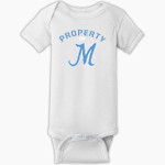 San Diego Miramar Jets Rabbit Skins Infant Short Sleeve Baby Rib Onesie Front Thumbnail