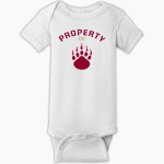 MISSION HILLS HIGH SCHOOL GRIZZLIES <span class="pdp-name-mascot">MISSION HILLS GRIZZLIES</span> Rabbit Skins Infant Short Sleeve Baby Rib Onesie Front Thumbnail