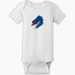 Mountainburg Dragons <span class="pdp-name-mascot">Mountainburg Dragons</span> Rabbit Skins Infant Short Sleeve Baby Rib Onesie Front Thumbnail