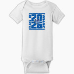 WOLVERINE-HOOSIER ATHLETIC CONFERENCE <span class="pdp-name-mascot">WOLVERINE-HOOSIER ATHLETIC CONFERENCE</span> Rabbit Skins Infant Short Sleeve Baby Rib Onesie Front Thumbnail