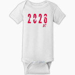 HORTONVILLE HIGH SCHOOL POLAR BEARS <span class="pdp-name-mascot">HORTONVILLE POLAR BEARS</span> Rabbit Skins Infant Short Sleeve Baby Rib Onesie Front Thumbnail