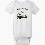 CARDINAL O' HARA HIGH SCHOOL HAWKS <span class="pdp-name-mascot">CARDINAL O' HARA HAWKS</span> Rabbit Skins Infant Short Sleeve Baby Rib Onesie Front Thumbnail