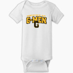 Georgetown Exempted Village G-men <span class="pdp-name-mascot">Georgetown Exempted Village G-men</span> Rabbit Skins Infant Short Sleeve Baby Rib Onesie Front Thumbnail