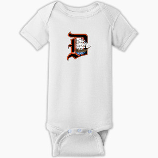 Rabbit Skins Infant Short Sleeve Baby Rib Onesie