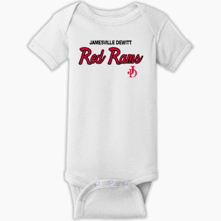 Rabbit Skins Infant Short Sleeve Baby Rib Onesie