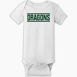 Rabbit Skins Infant Short Sleeve Baby Rib Onesie