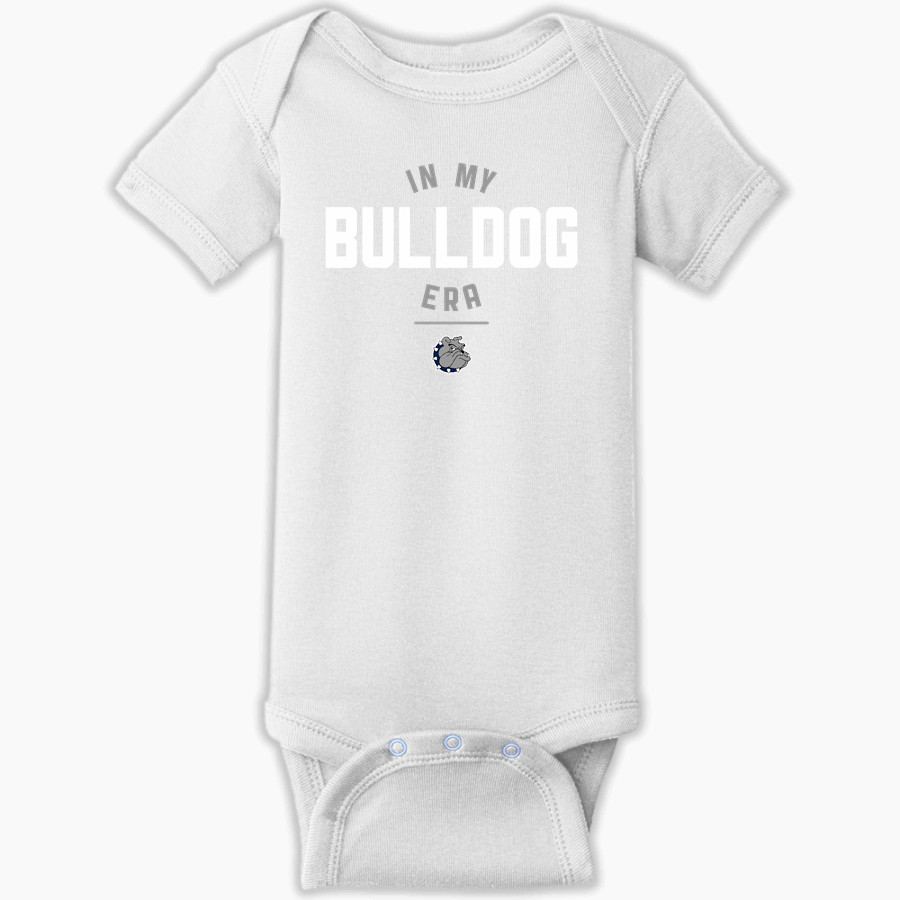 Westerly Bulldogs <span class="pdp-name-mascot">Westerly Bulldogs</span> Rabbit Skins Infant Short Sleeve Baby Rib Onesie
