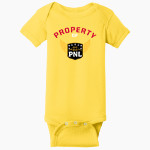 PITTSBURGH NATIONAL LEAGUE PITTSBURGH NATIONAL <span class="pdp-name-mascot">PITTSBURGH NATIONAL LEAGUE</span> Rabbit Skins Infant Short Sleeve Baby Rib Onesie Front Thumbnail