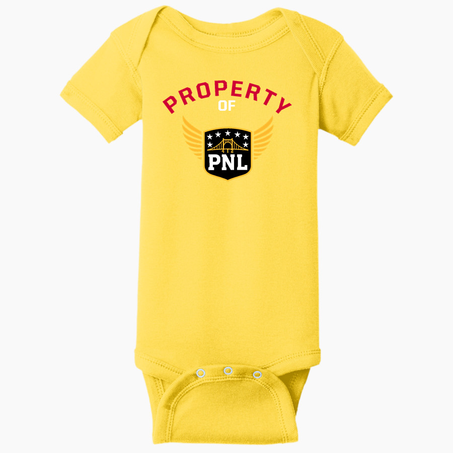 PITTSBURGH NATIONAL LEAGUE PITTSBURGH NATIONAL <span class="pdp-name-mascot">PITTSBURGH NATIONAL LEAGUE</span> Rabbit Skins Infant Short Sleeve Baby Rib Onesie