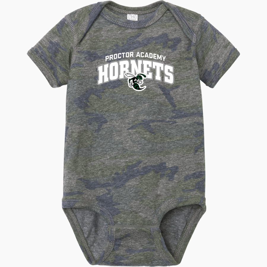 PROCTOR ACADEMY HORNETS Rabbit Skins Infant Fine Jersey Bodysuit