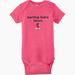 Spring Lake Lakers Rabbit Skins Infant Fine Jersey Bodysuit Front Thumbnail