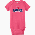 Milton Eagles <span class="pdp-name-mascot">Milton Eagles</span> Rabbit Skins Infant Fine Jersey Bodysuit Front Thumbnail