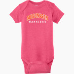 Mohonasen Warriors <span class="pdp-name-mascot">Mohonasen Warriors</span> Rabbit Skins Infant Fine Jersey Bodysuit Front Thumbnail