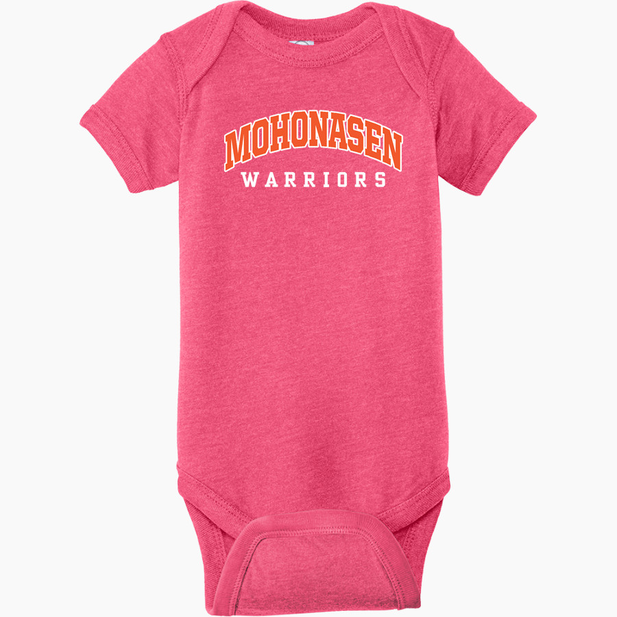 Mohonasen Warriors <span class="pdp-name-mascot">Mohonasen Warriors</span> Rabbit Skins Infant Fine Jersey Bodysuit