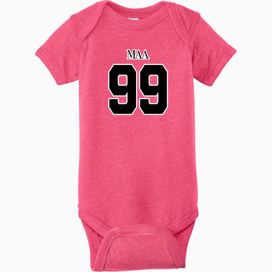 Mount Alvernia Academy Hawks Rabbit Skins Infant Fine Jersey Bodysuit