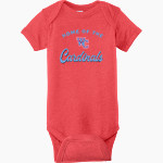 WEBB CITY HIGH SCHOOL CARDINALS Rabbit Skins Infant Fine Jersey Bodysuit Front Thumbnail