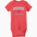 MADISON HIGH SCHOOL PATRIOTS <span class="pdp-name-mascot">MADISON PATRIOTS</span> Rabbit Skins Infant Fine Jersey Bodysuit Front Thumbnail