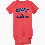 Oswalt Eagles Rabbit Skins Infant Fine Jersey Bodysuit Front Thumbnail
