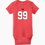 JOHANNESBURG-LEWISTON HIGH SCH CARDINALS <span class="pdp-name-mascot">JOHANNESBURG - LEWISTON CARDINALS</span> Rabbit Skins Infant Fine Jersey Bodysuit Front Thumbnail