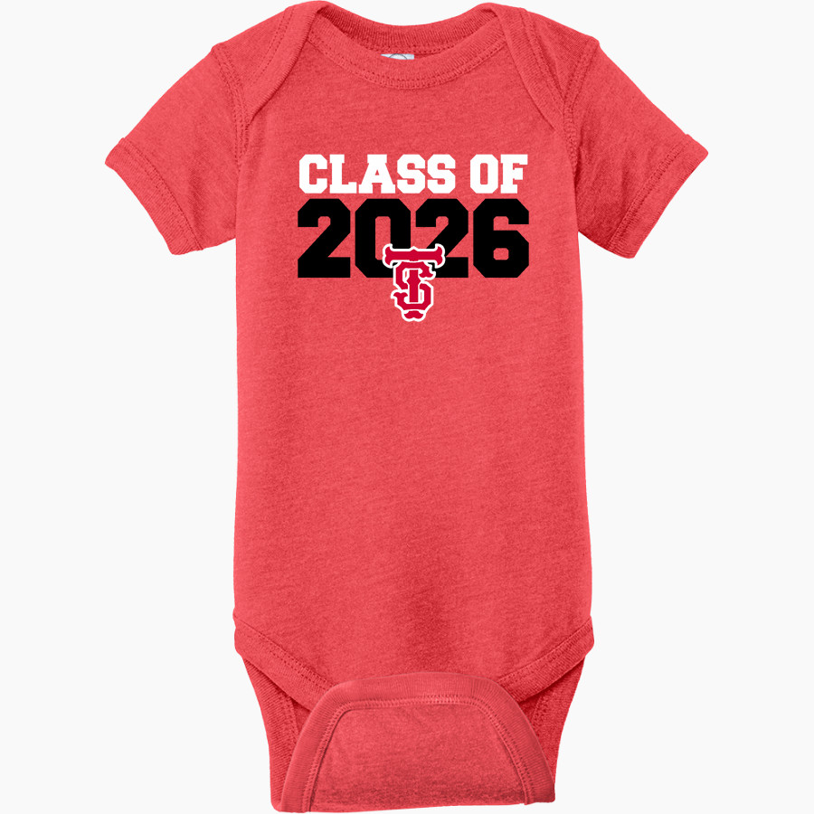 WESTON-MC EWEN HIGH SCHOOL TIGERSCOTS <span class="pdp-name-mascot">WESTON - MC EWEN TIGERSCOTS</span> Rabbit Skins Infant Fine Jersey Bodysuit