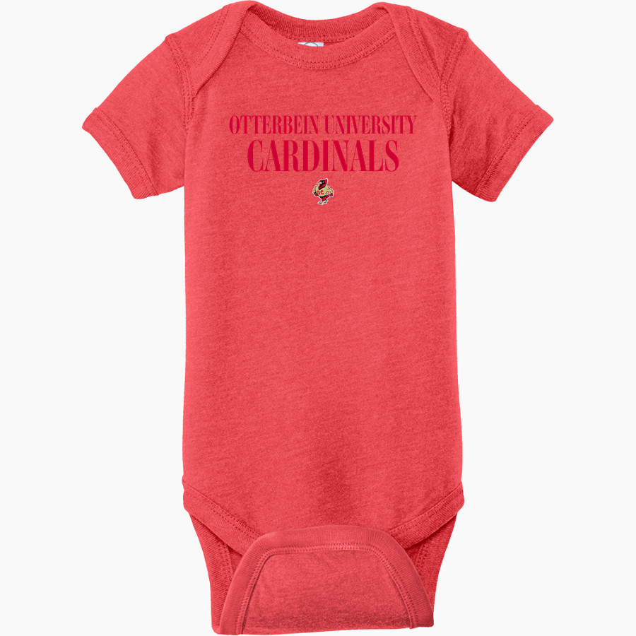 Otterbein University Cardinals Rabbit Skins Infant Fine Jersey Bodysuit