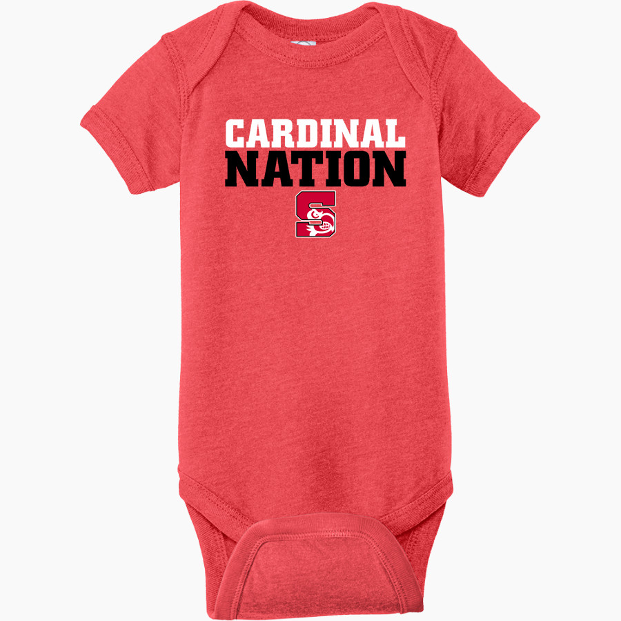 STEELVILLE HIGH SCHOOL CARDINALS <span class="pdp-name-mascot">STEELVILLE CARDINALS</span> Rabbit Skins Infant Fine Jersey Bodysuit