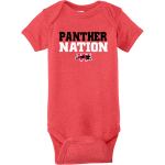 WILMOT UNION HIGH SCHOOL PANTHERS <span class="pdp-name-mascot">WILMOT PANTHERS</span> Rabbit Skins Infant Fine Jersey Bodysuit Front Thumbnail