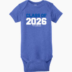 Zion Lutheran School Panthers Rabbit Skins Infant Fine Jersey Bodysuit Front Thumbnail