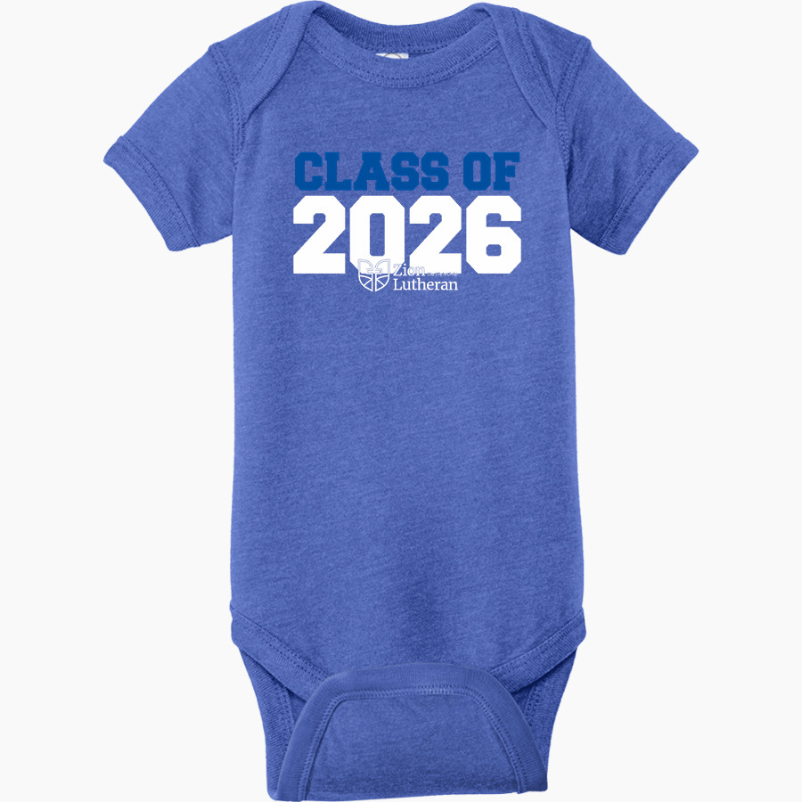 Zion Lutheran School Panthers Rabbit Skins Infant Fine Jersey Bodysuit