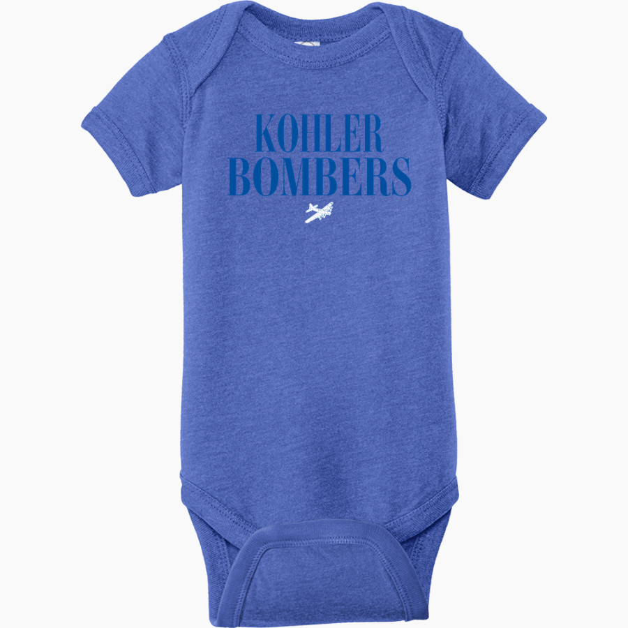 Kohler Bombers Rabbit Skins Infant Fine Jersey Bodysuit