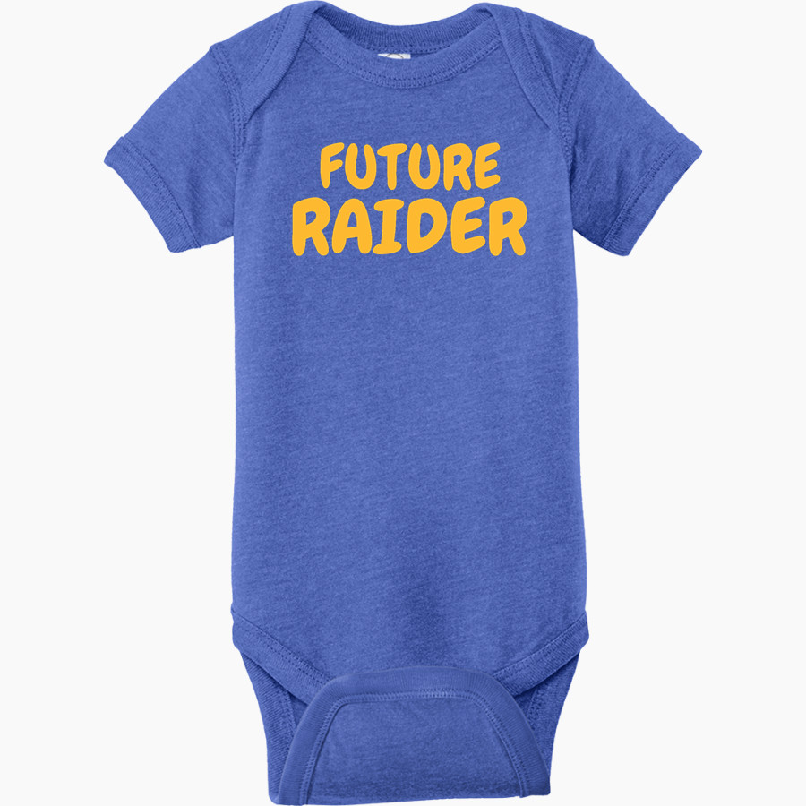 REED HIGH SCHOOL REED RAIDERS <span class="pdp-name-mascot">REED REED RAIDERS</span> Rabbit Skins Infant Fine Jersey Bodysuit