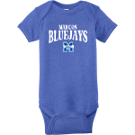 MANCOS HIGH SCHOOL BLUEJAYS <span class="pdp-name-mascot">MANCOS BLUEJAYS</span> Rabbit Skins Infant Fine Jersey Bodysuit Front Thumbnail