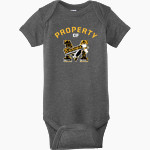 Manteo Braves Rabbit Skins Infant Fine Jersey Bodysuit Front Thumbnail