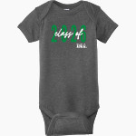 Mount Alvernia Academy Hawks Rabbit Skins Infant Fine Jersey Bodysuit Front Thumbnail