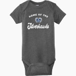 Lake Howell Silverhawks Rabbit Skins Infant Fine Jersey Bodysuit Front Thumbnail