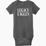 Legacy Eagles <span class="pdp-name-mascot">Legacy Charter Eagles</span> Rabbit Skins Infant Fine Jersey Bodysuit Front Thumbnail