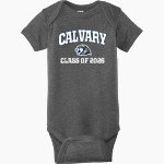 Calvary Lions Rabbit Skins Infant Fine Jersey Bodysuit Front Thumbnail