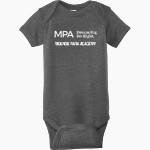 Mounds Park Academy Panthers Rabbit Skins Infant Fine Jersey Bodysuit Front Thumbnail