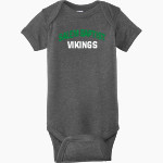 Salem Baptist Vikings Rabbit Skins Infant Fine Jersey Bodysuit Front Thumbnail