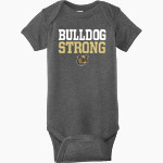 Bryant Bulldogs <span class="pdp-name-mascot">Bryant Bulldogs</span> Rabbit Skins Infant Fine Jersey Bodysuit Front Thumbnail